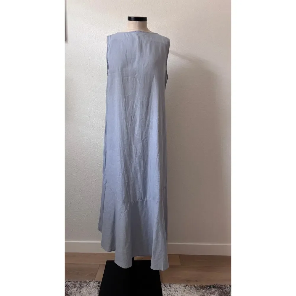 Cynthia Rowley - NWOT Sleeveless High-Low Maxi Dress Size L - Picture 4 of 5